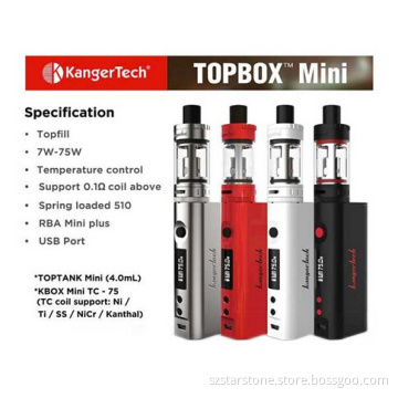100% Authentic Kangertech TopBOX mini Temperature control Kanger Topbox mini kit in stock